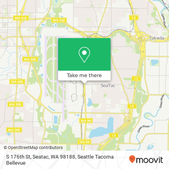 S 176th St, Seatac, WA 98188 map