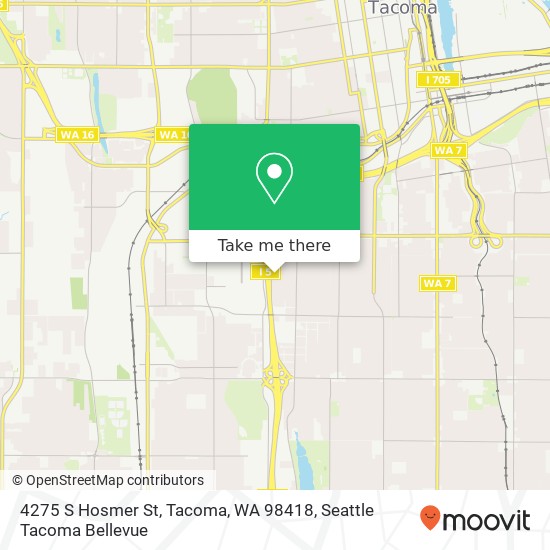 4275 S Hosmer St, Tacoma, WA 98418 map