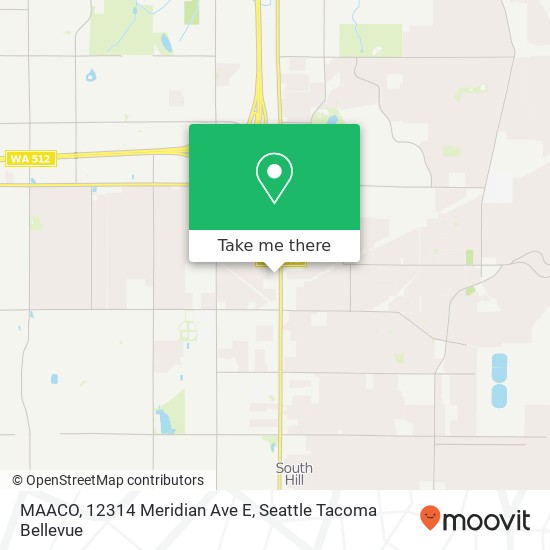 Mapa de MAACO, 12314 Meridian Ave E