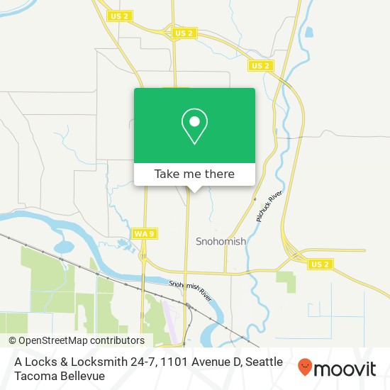 A Locks & Locksmith 24-7, 1101 Avenue D map