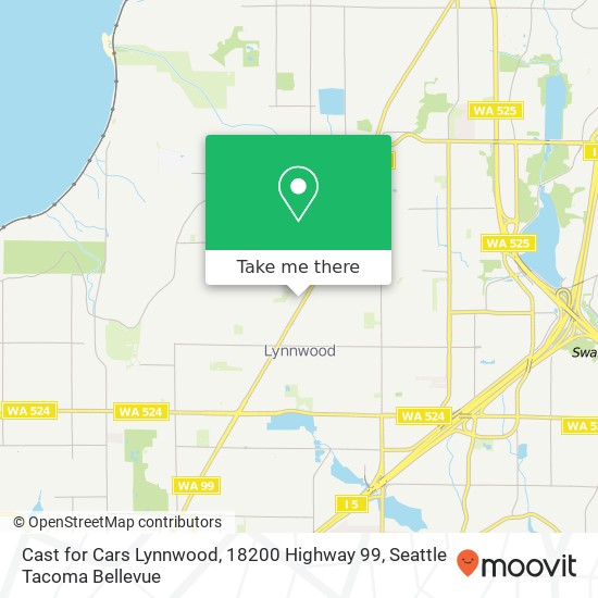 Mapa de Cast for Cars Lynnwood, 18200 Highway 99