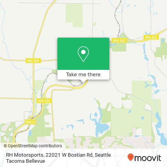 RH Motorsports, 22021 W Bostian Rd map