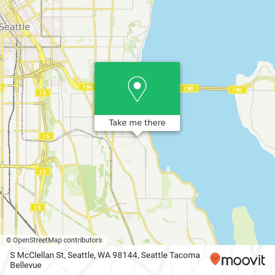 Mapa de S McClellan St, Seattle, WA 98144