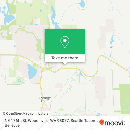 Mapa de NE 176th St, Woodinville, WA 98077