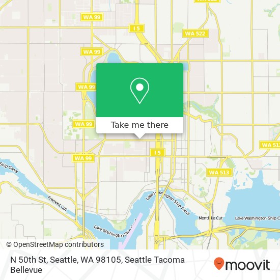 N 50th St, Seattle, WA 98105 map