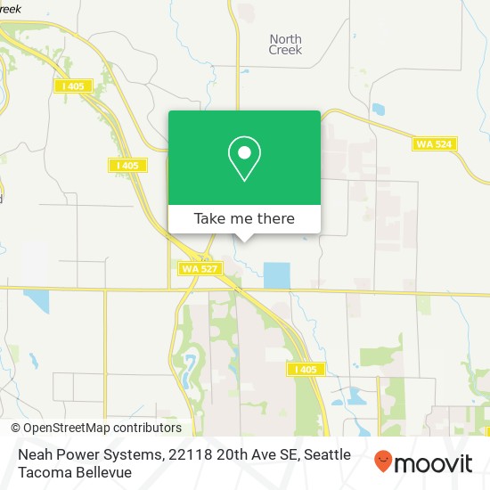 Mapa de Neah Power Systems, 22118 20th Ave SE