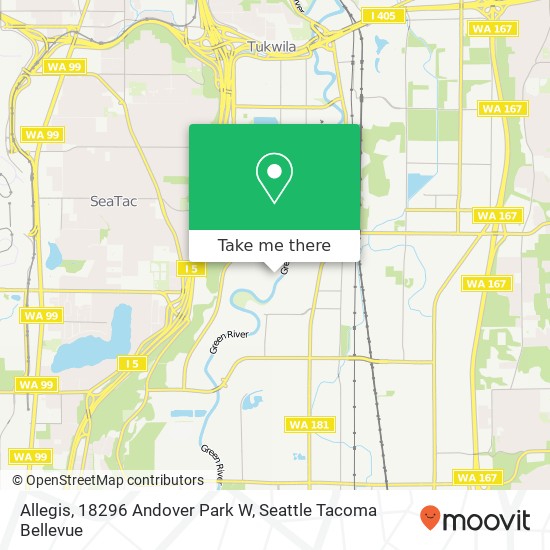 Allegis, 18296 Andover Park W map