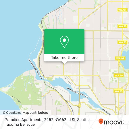 Paradise Apartments, 2252 NW 62nd St map