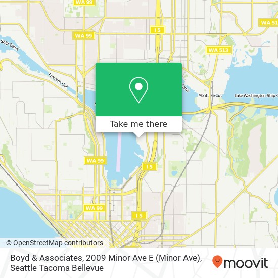 Boyd & Associates, 2009 Minor Ave E map
