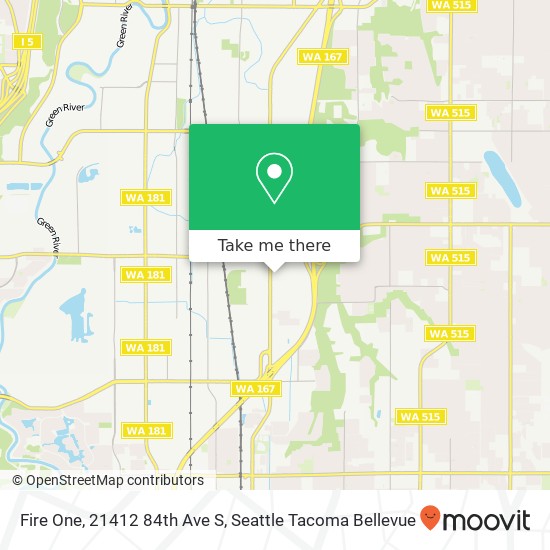 Fire One, 21412 84th Ave S map