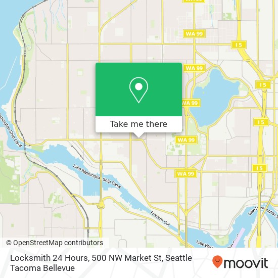 Locksmith 24 Hours, 500 NW Market St map