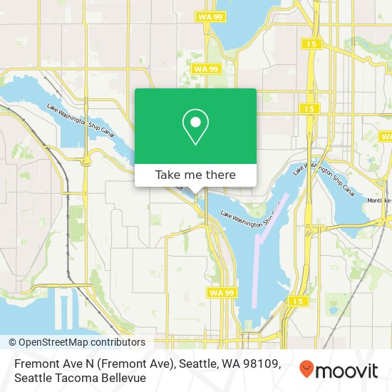 Fremont Ave N (Fremont Ave), Seattle, WA 98109 map