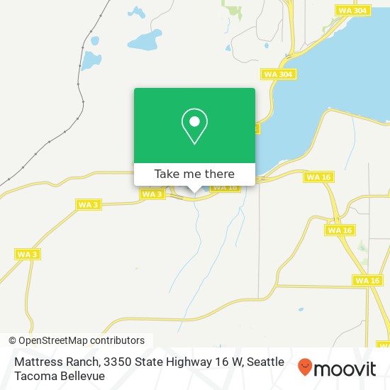 Mapa de Mattress Ranch, 3350 State Highway 16 W