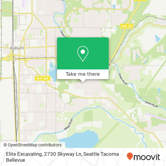 Mapa de Elite Excavating, 2730 Skyway Ln