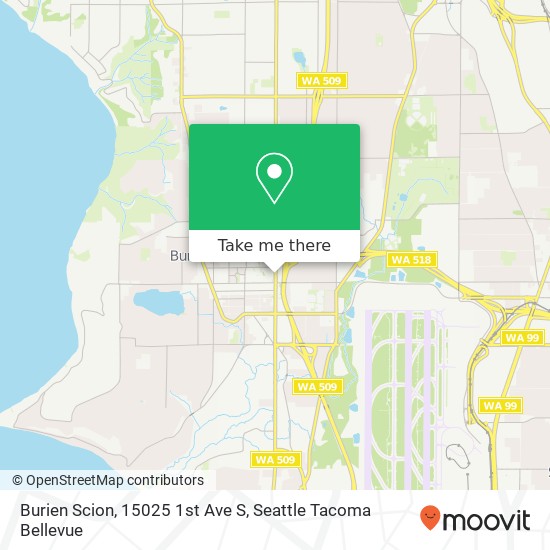 Burien Scion, 15025 1st Ave S map