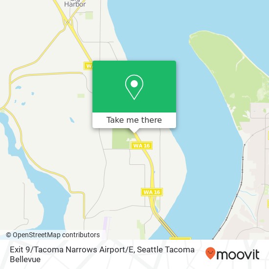 Mapa de Exit 9 / Tacoma Narrows Airport / E