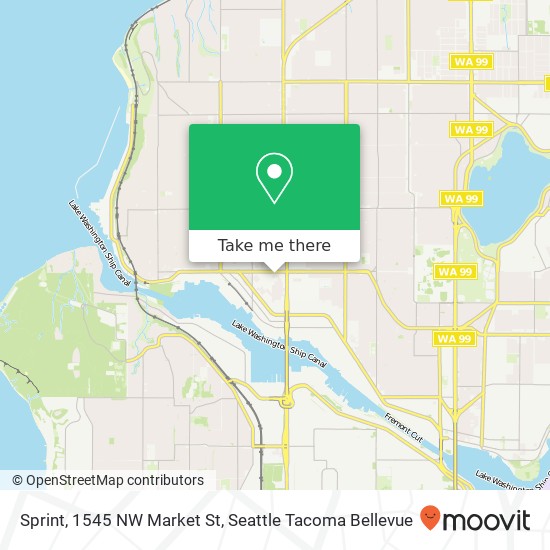 Sprint, 1545 NW Market St map