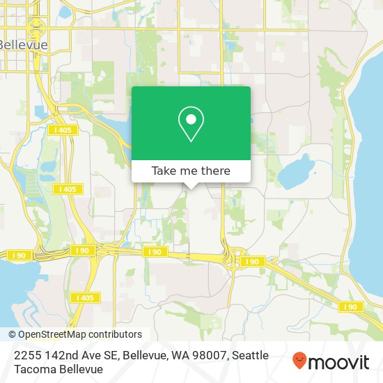 2255 142nd Ave SE, Bellevue, WA 98007 map