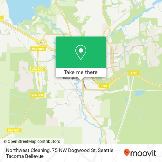 Northwest Cleaning, 75 NW Dogwood St map