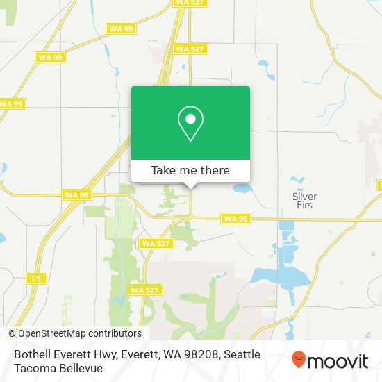 Mapa de Bothell Everett Hwy, Everett, WA 98208