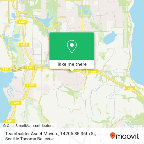 Teambuilder Asset Movers, 14205 SE 36th St map