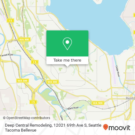 Mapa de Deep Central Remodeling, 12021 69th Ave S