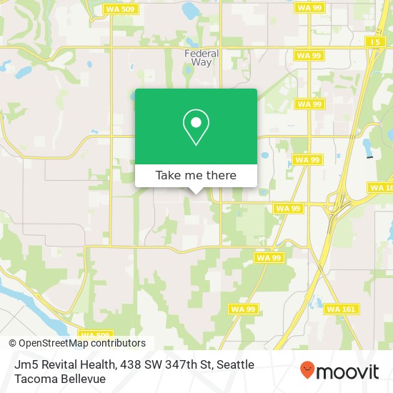 Jm5 Revital Health, 438 SW 347th St map