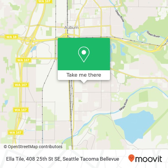 Mapa de Ella Tile, 408 25th St SE