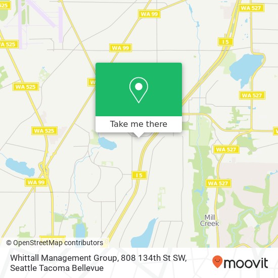 Whittall Management Group, 808 134th St SW map