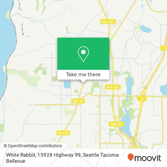 Mapa de White Rabbit, 15928 Highway 99