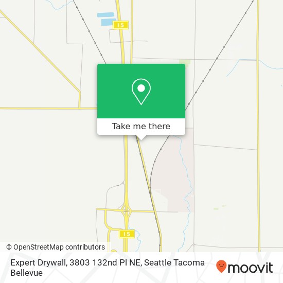 Mapa de Expert Drywall, 3803 132nd Pl NE