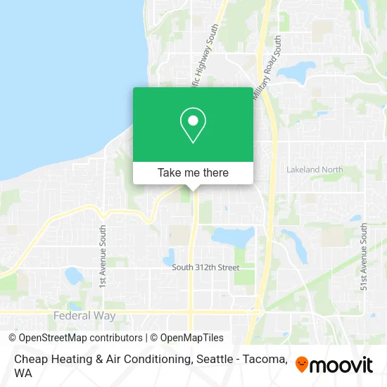 Mapa de Cheap Heating & Air Conditioning