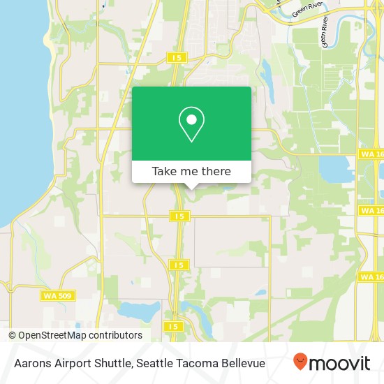 Mapa de Aarons Airport Shuttle