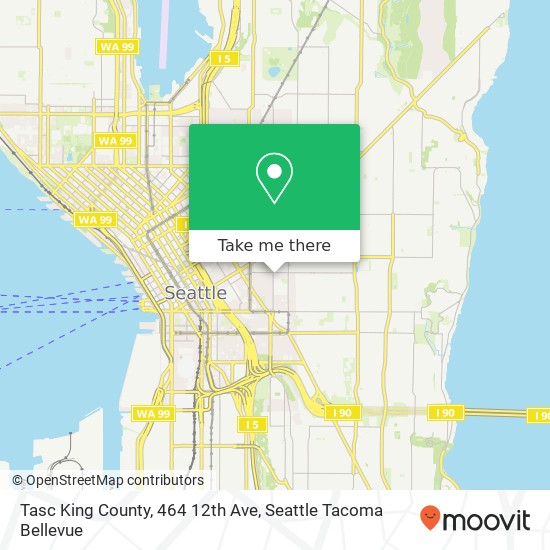 Mapa de Tasc King County, 464 12th Ave