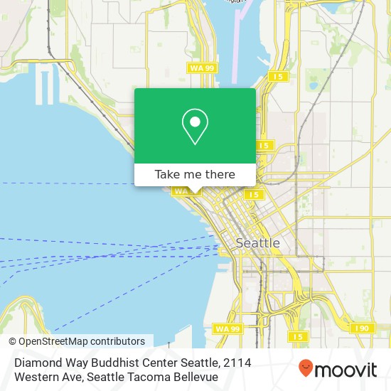 Diamond Way Buddhist Center Seattle, 2114 Western Ave map