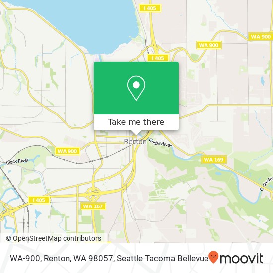 Mapa de WA-900, Renton, WA 98057