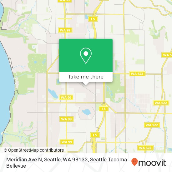 Meridian Ave N, Seattle, WA 98133 map