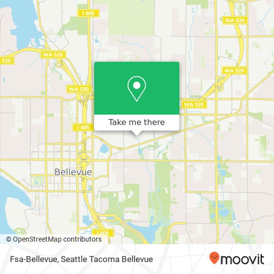 Mapa de Fsa-Bellevue