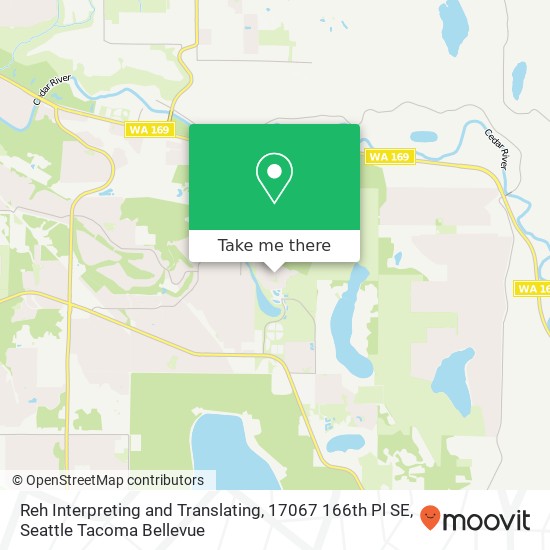 Reh Interpreting and Translating, 17067 166th Pl SE map
