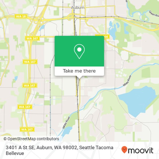 3401 A St SE, Auburn, WA 98002 map