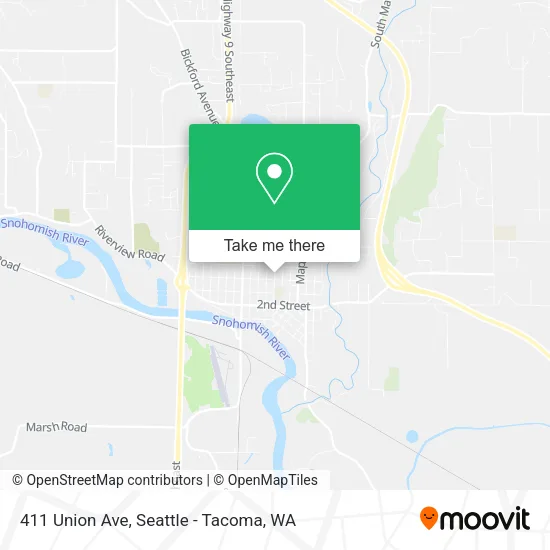 Mapa de 411 Union Ave
