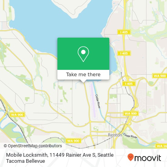 Mapa de Mobile Locksmith, 11449 Rainier Ave S