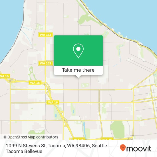 1099 N Stevens St, Tacoma, WA 98406 map