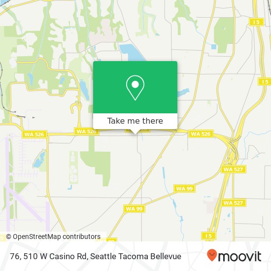 Mapa de 76, 510 W Casino Rd