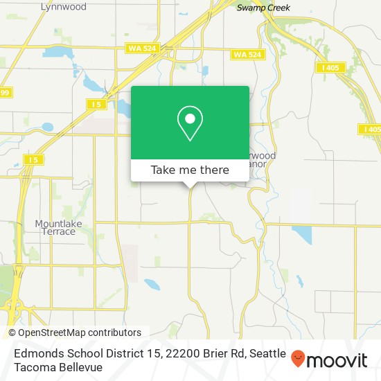 Edmonds School District 15, 22200 Brier Rd map