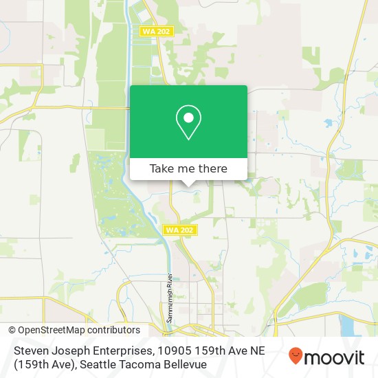 Mapa de Steven Joseph Enterprises, 10905 159th Ave NE