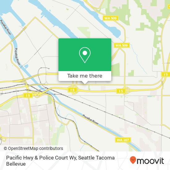 Pacific Hwy & Police Court Wy map