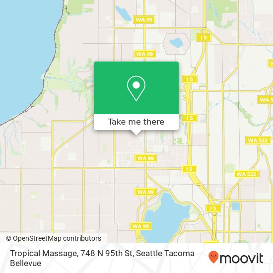 Tropical Massage, 748 N 95th St map