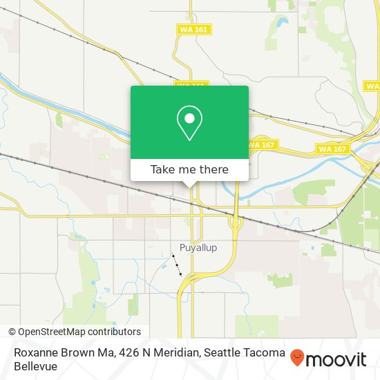 Mapa de Roxanne Brown Ma, 426 N Meridian