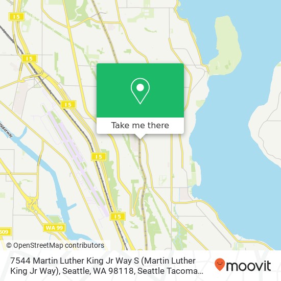 7544 Martin Luther King Jr Way S (Martin Luther King Jr Way), Seattle, WA 98118 map